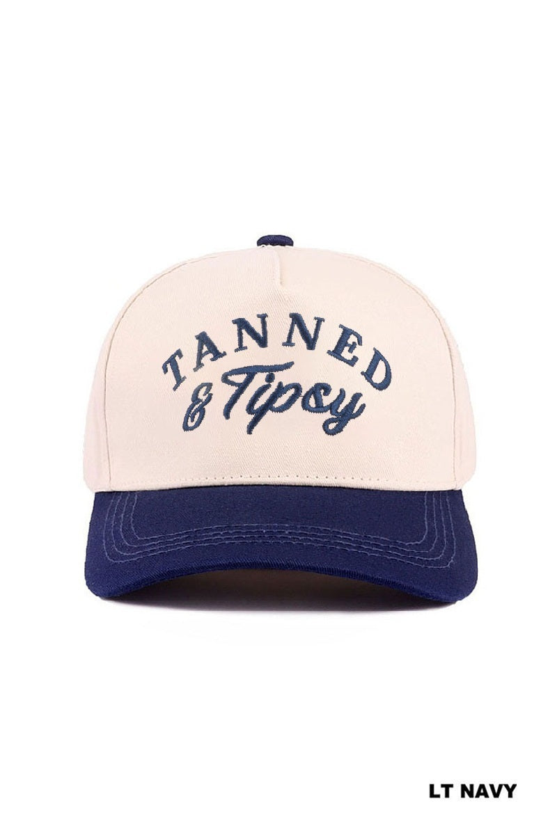 Tanned & Tipsy Trucker Hat-How Cute is That? Boutique