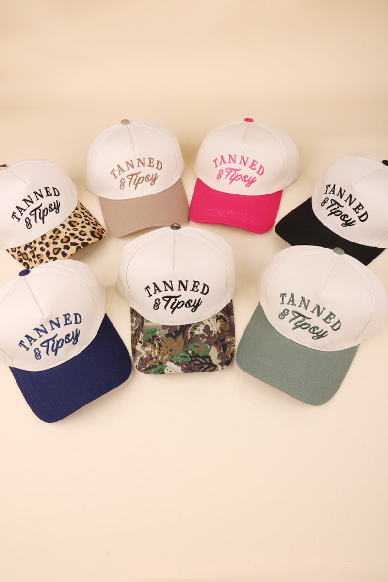 Tanned & Tipsy Trucker Hat-How Cute is That? Boutique