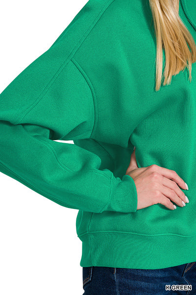 FLEECE HOODIE SWEATSHIRTS-How Cute is That? Boutique