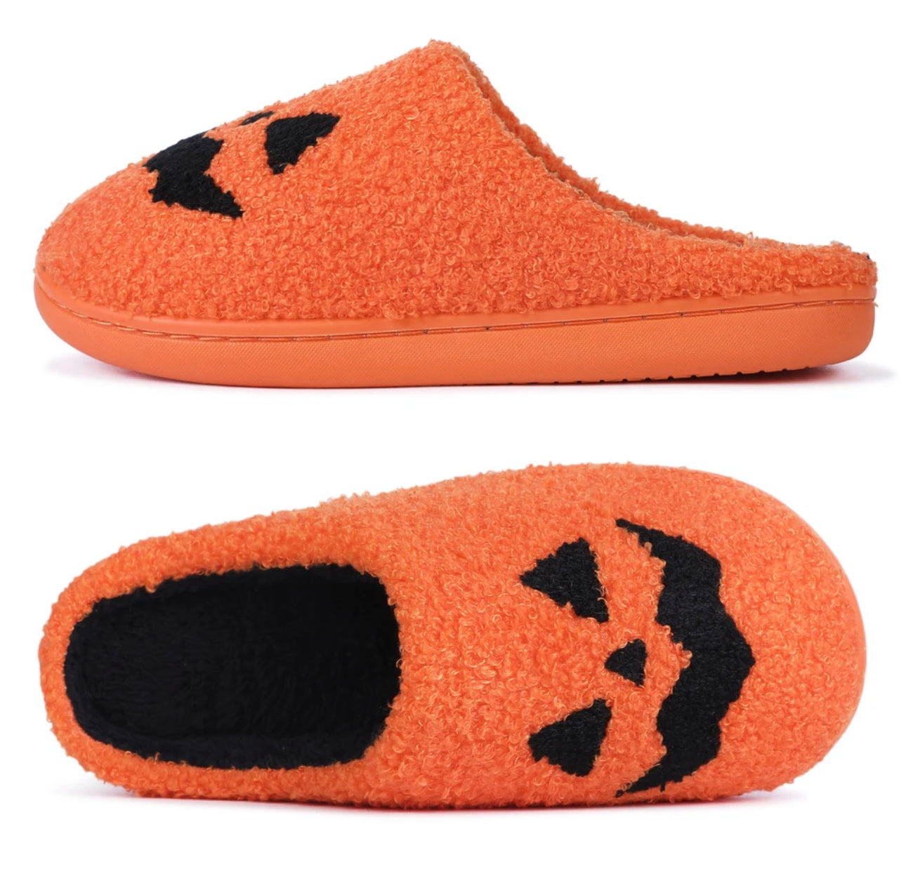 Pumpkin Face Slippers- PREORDER
