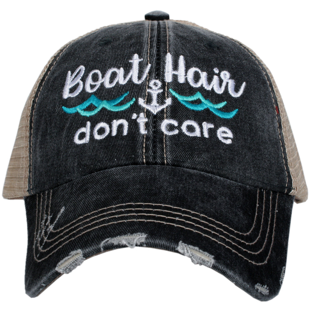 Trucker Embroidered Hat- LAKE-How Cute is That? Boutique