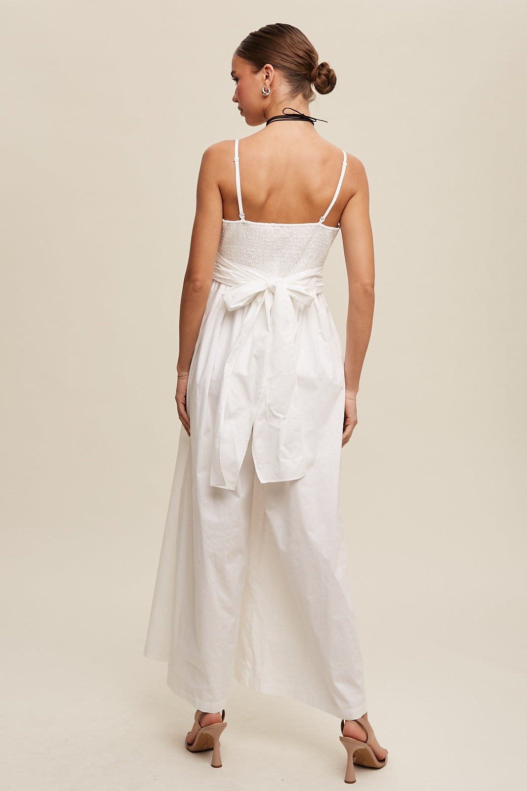 Wrap Around Wide Pant Jumpsuit-How Cute is That? Boutique