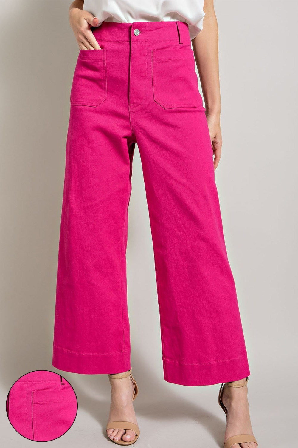 SOFT WASHED WIDE LEG PANTS