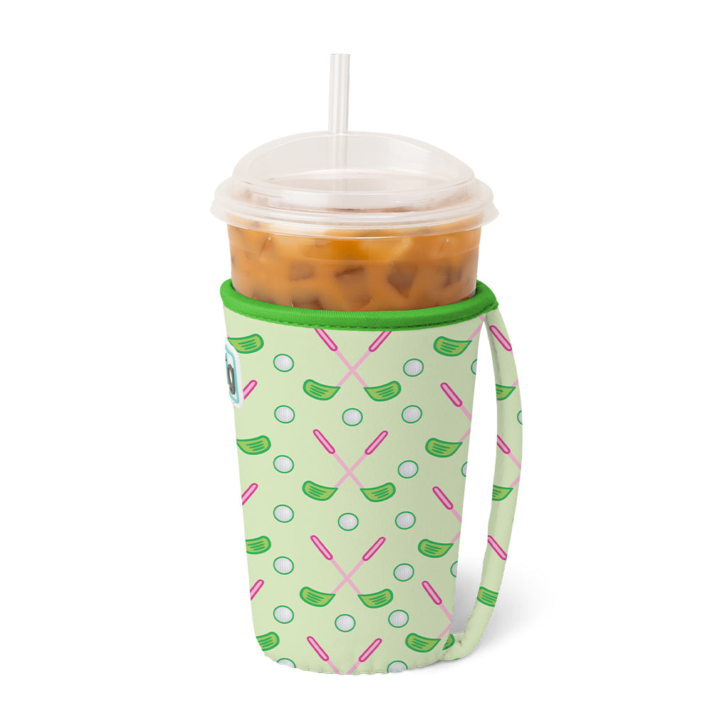 Tee Time Iced Cup Coolie 22oz-How Cute is That? Boutique