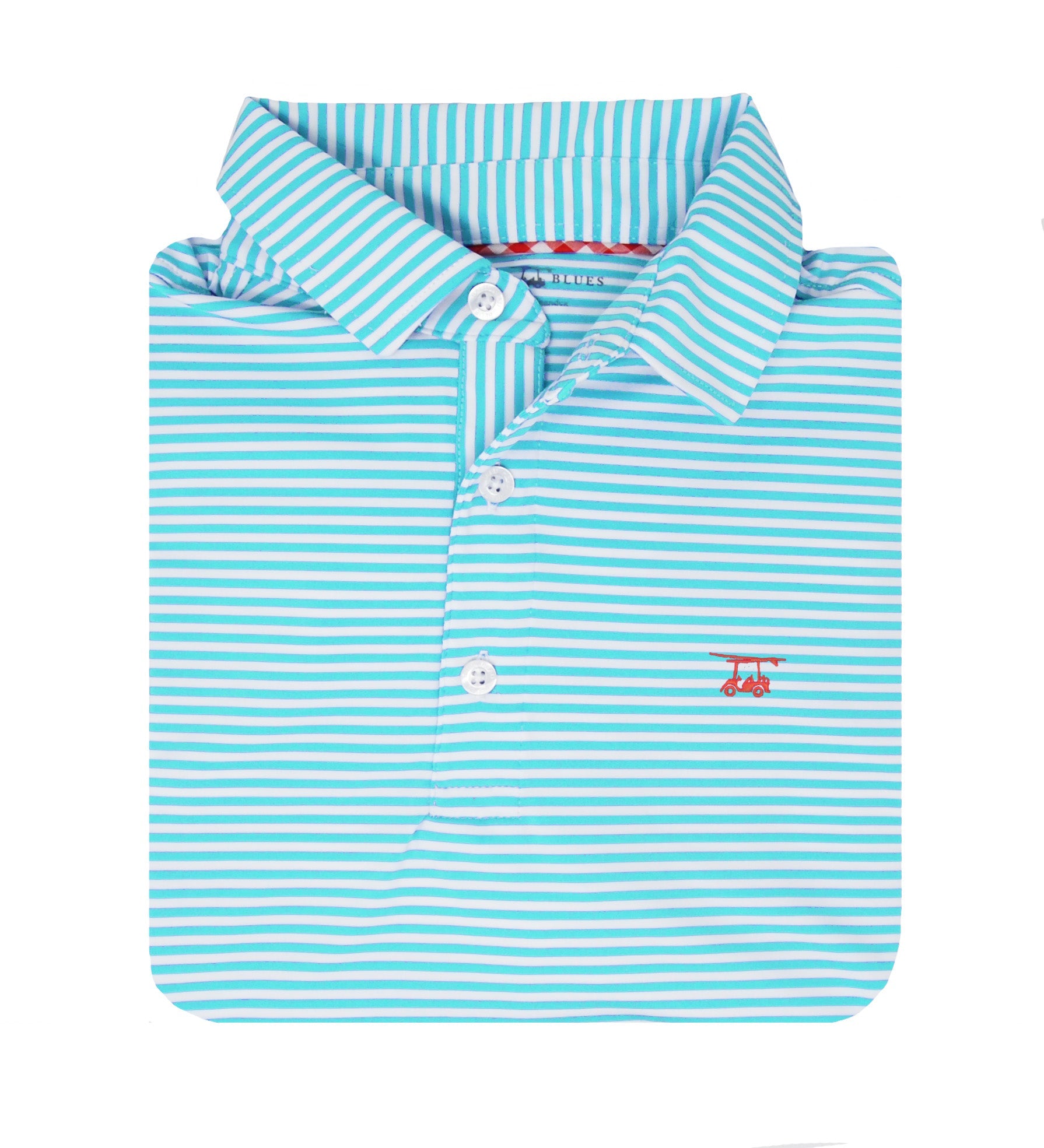 Albatross Polo Aruba/White Wide Stripe-How Cute is That? Boutique