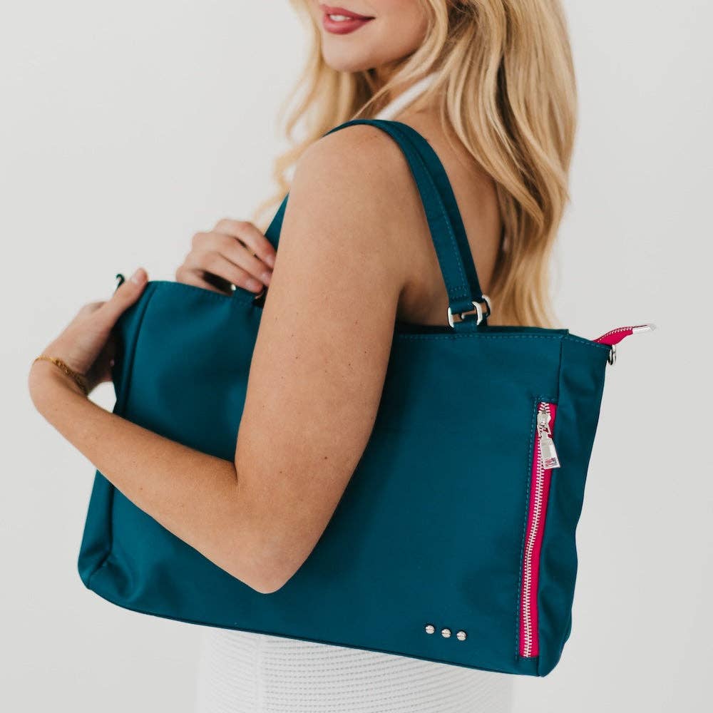 Nina Nylon Organizer Tote Bag-How Cute is That? Boutique