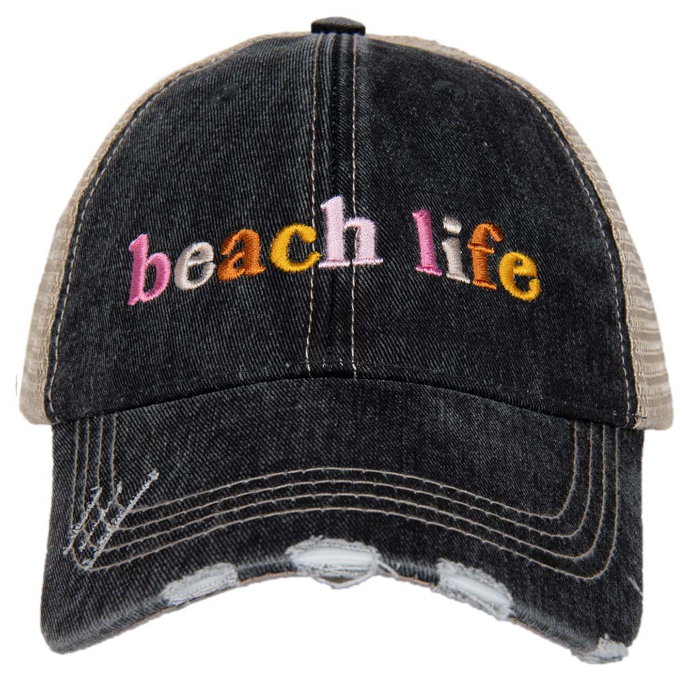 Trucker Embroidered Hat- Vacation-How Cute is That? Boutique