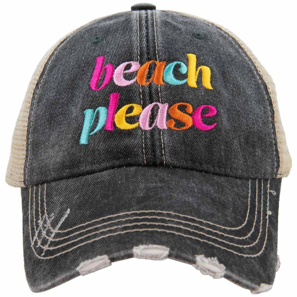 Trucker Embroidered Hat- Vacation-How Cute is That? Boutique