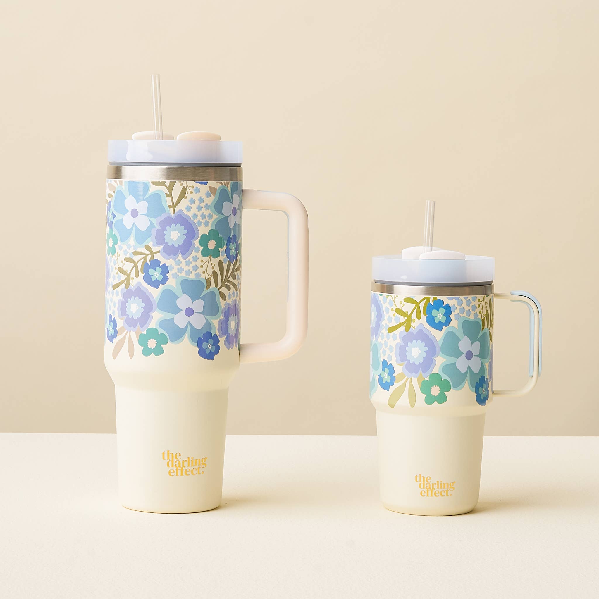 40 oz Take Me Everywhere Tumbler-Beyond Blooms Blue Green-How Cute is That? Boutique