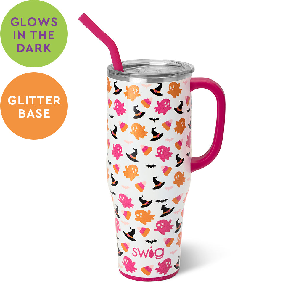Hey Boo Mega Mug Halloween Tumbler (40oz)