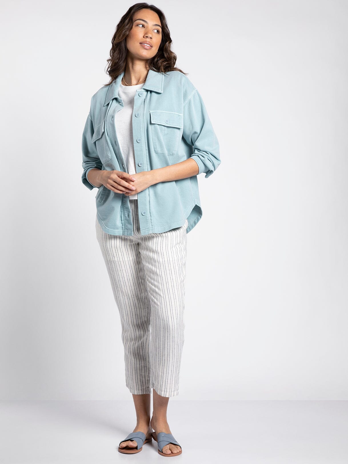 CYRUS JACKET GRAY in Blue