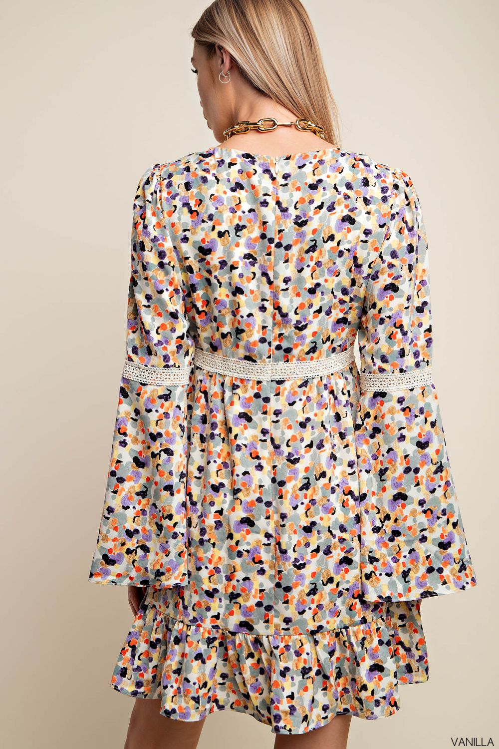 BELL-SLEEVE MINI DRESS-How Cute is That? Boutique