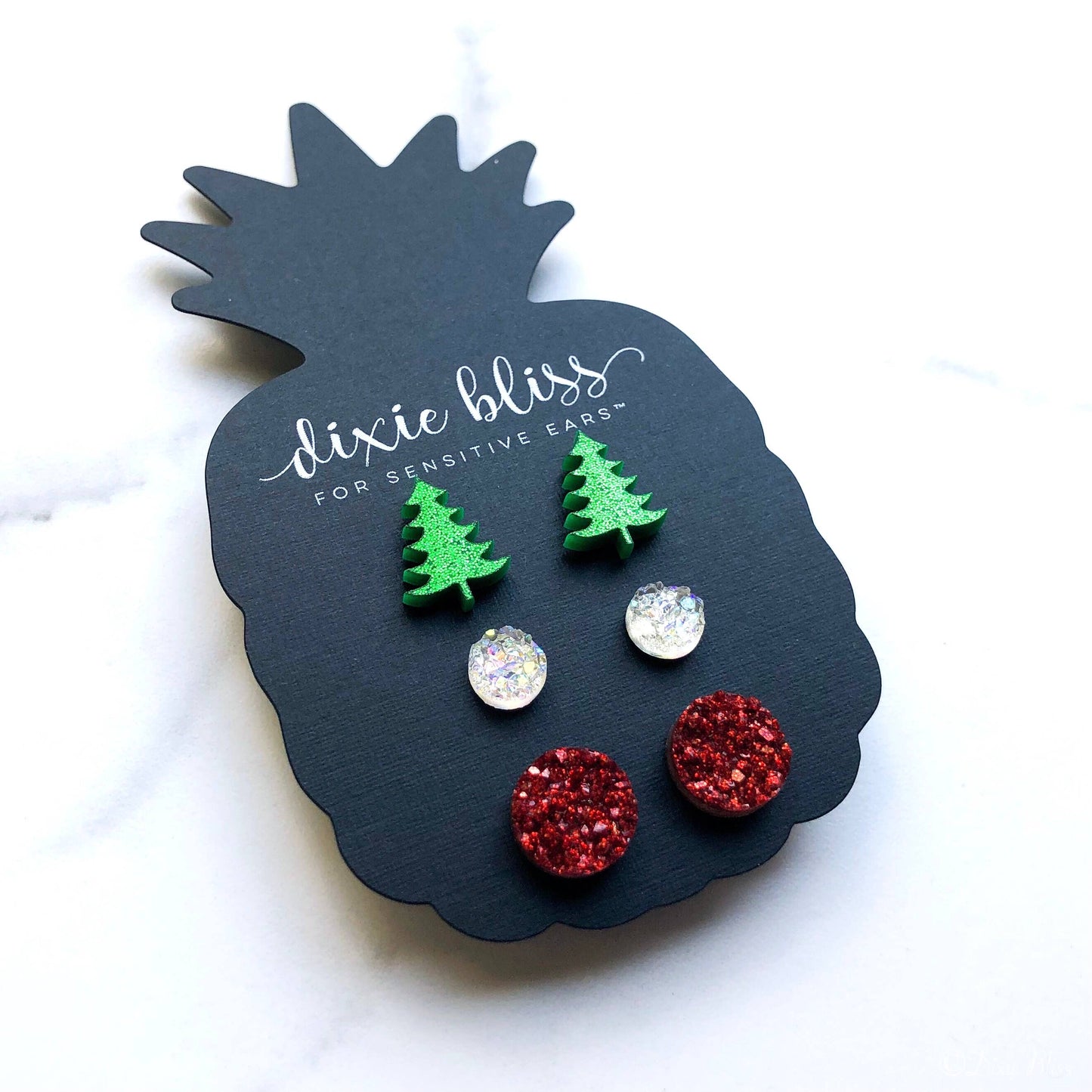 Juniper Earrings- Set of 3 Christmas Earrings