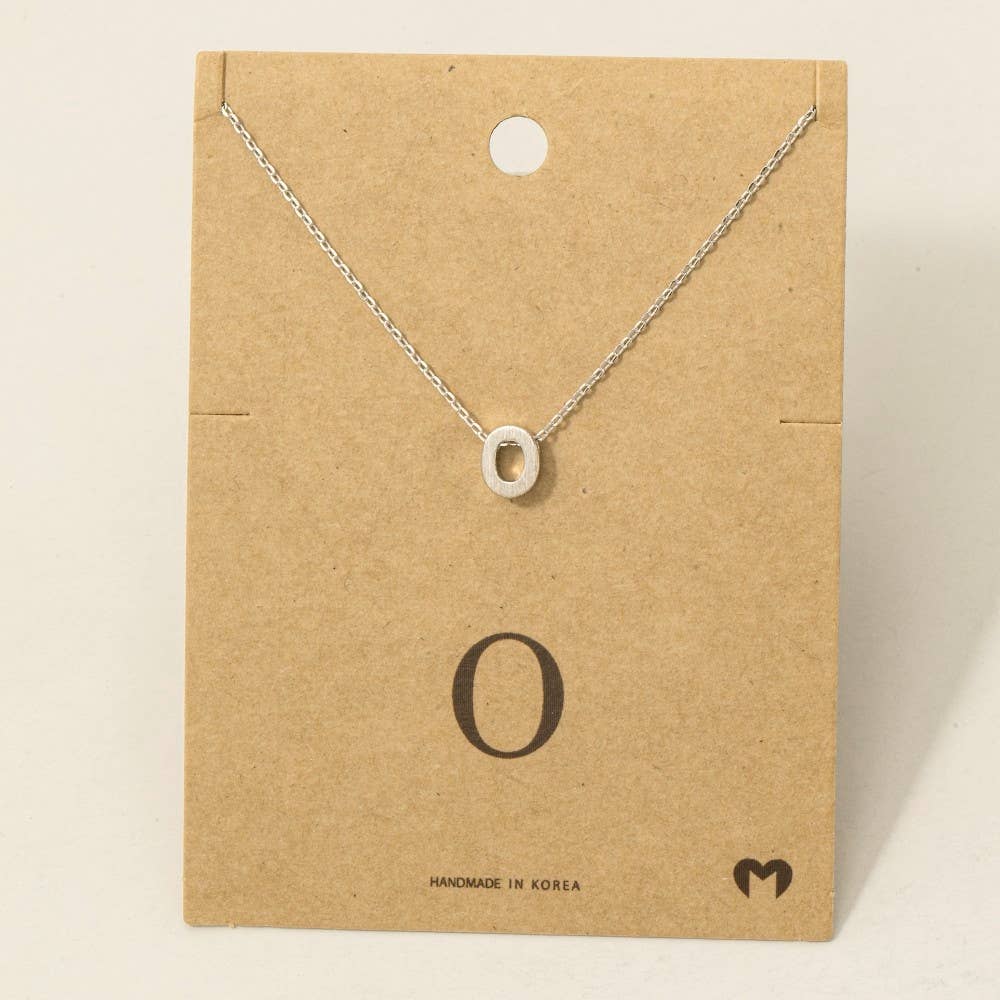 Initial Pendant Necklace-How Cute is That? Boutique