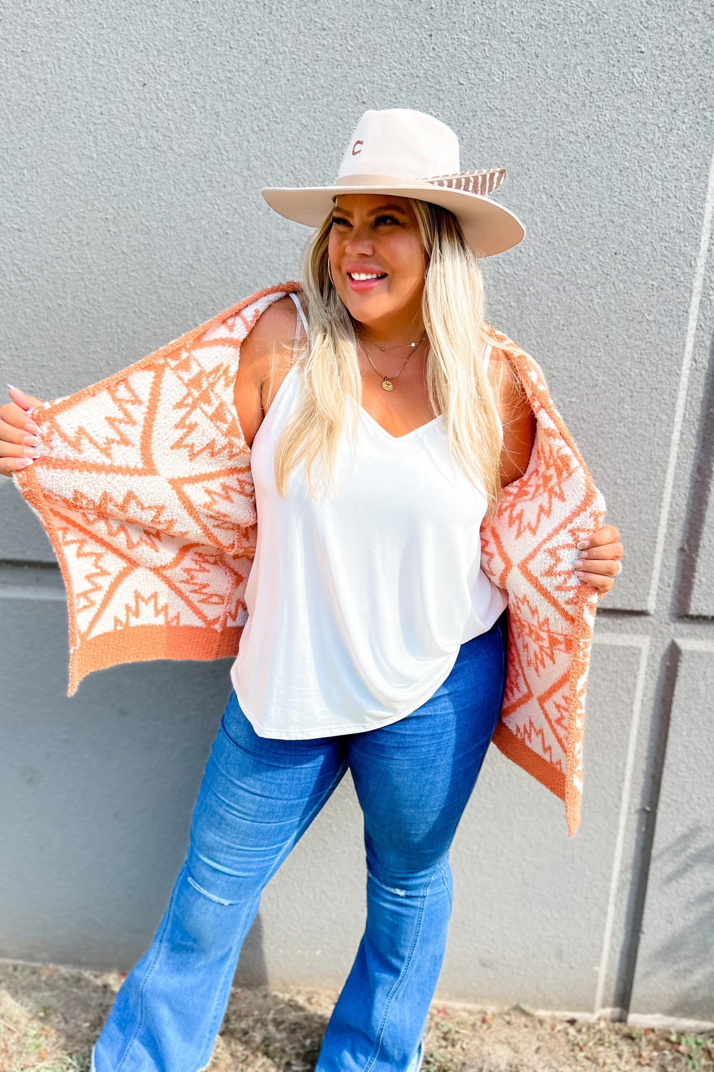 AZTEC REVERSIBLE CARDIGAN in SANTA FE