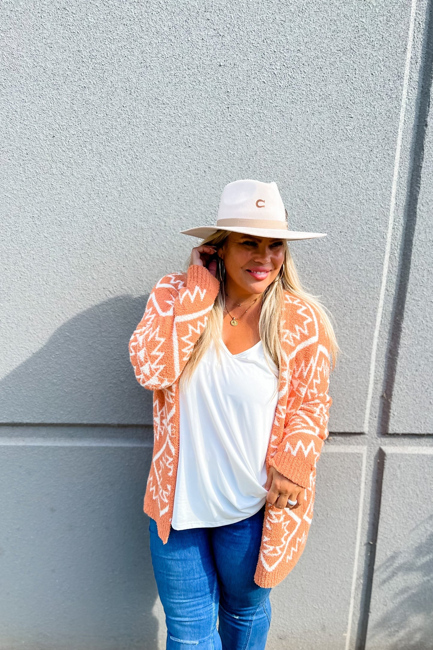 AZTEC REVERSIBLE CARDIGAN in SANTA FE