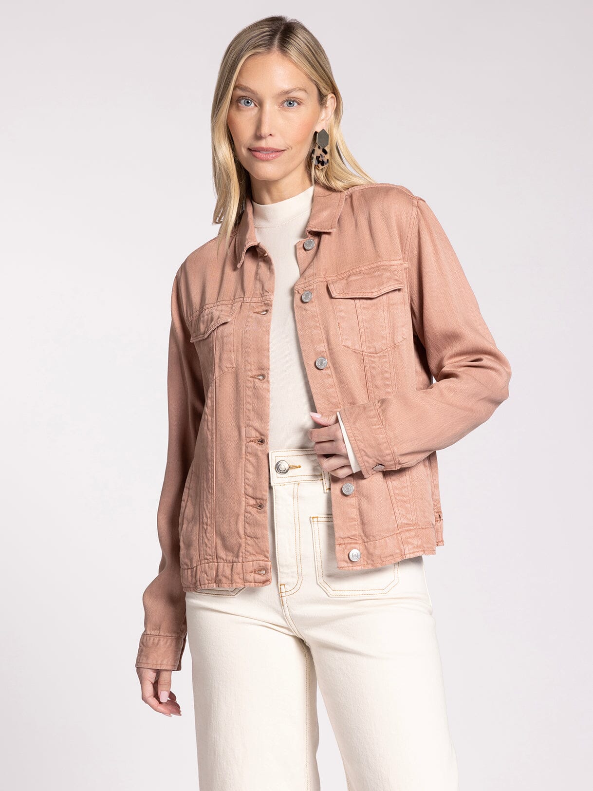 Jackie Denim Jacket--How Cute is That? Boutique
