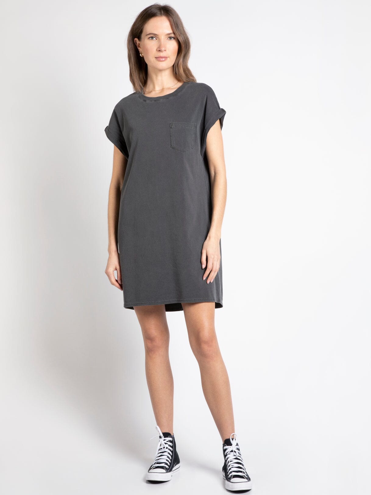 Rue Dress in Noir