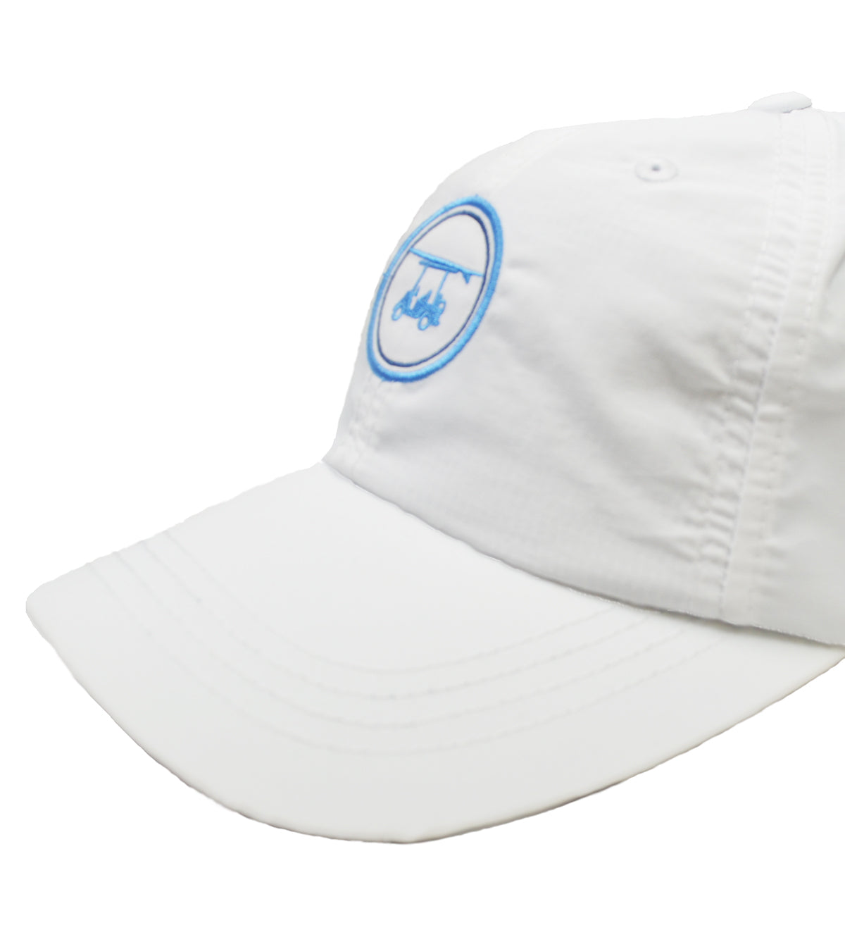Bald Head Blues Performance Hat - White-How Cute is That? Boutique