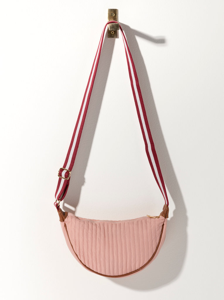 SHIRALEAH EZRA QUILTED NYLON CROSS-BODY