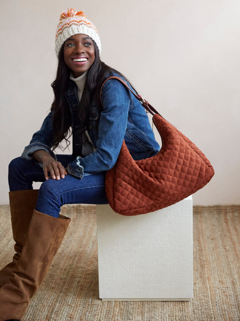 SHIRALEAH HALE QUILTED HOBO-How Cute is That? Boutique