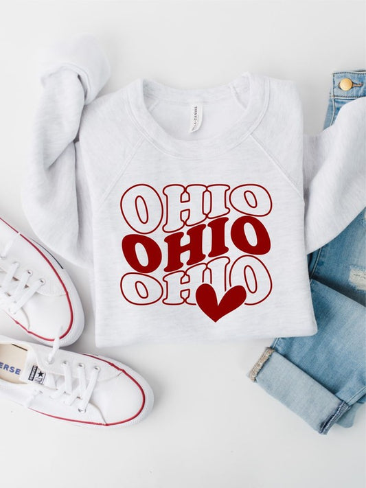 Groovy Ohio Cozy Crewneck Sweatshirt