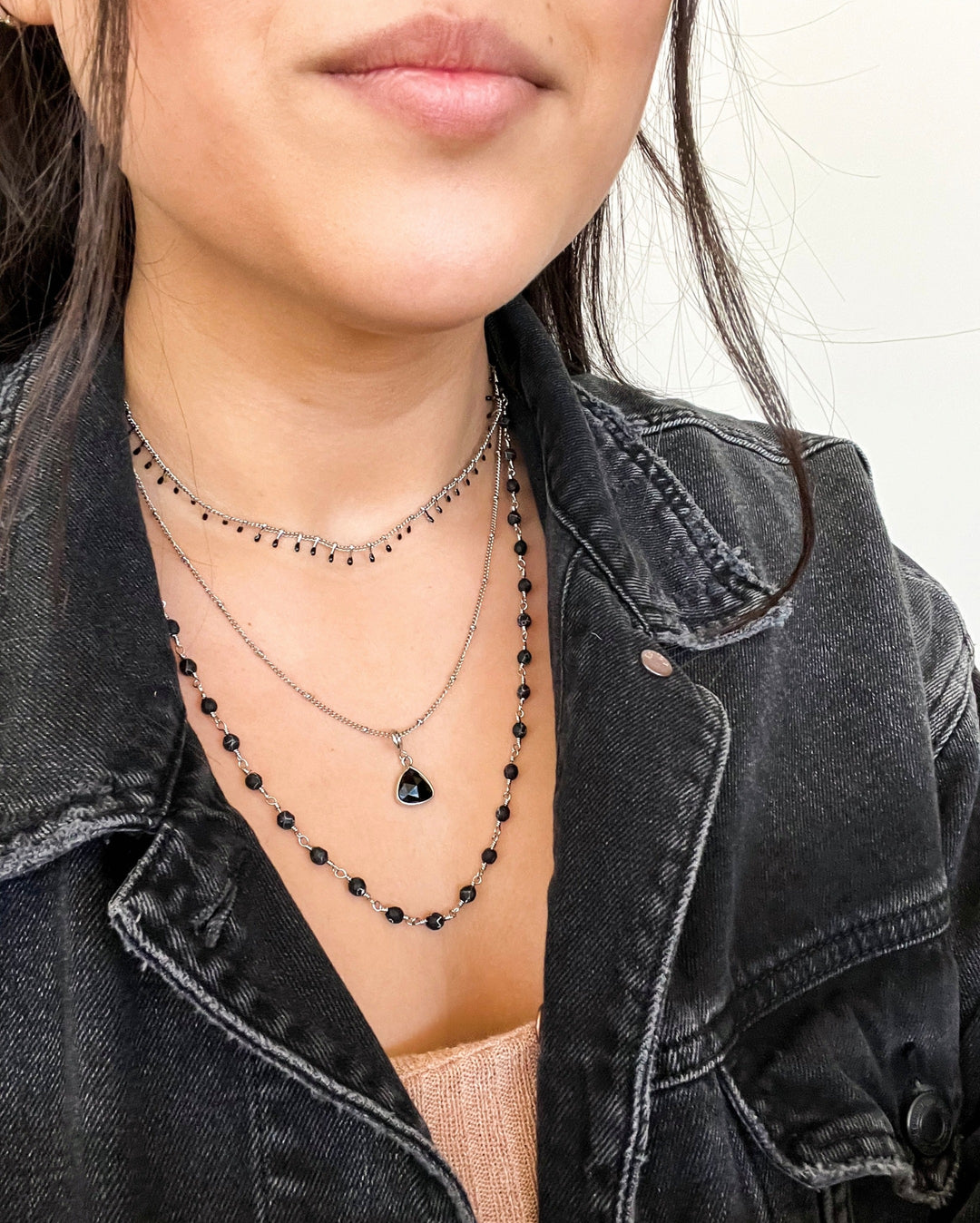 SILVER STELLA NECKLACE