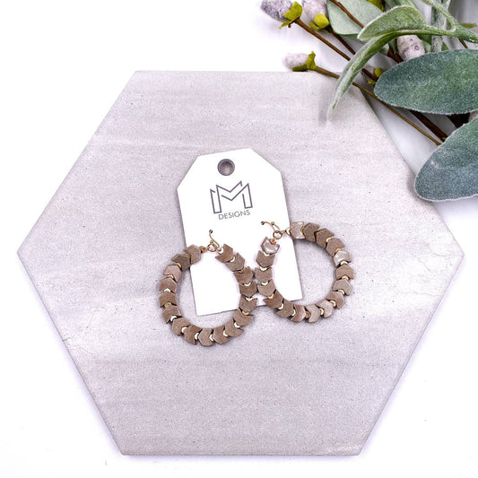 Kingston Earrings- Brown
