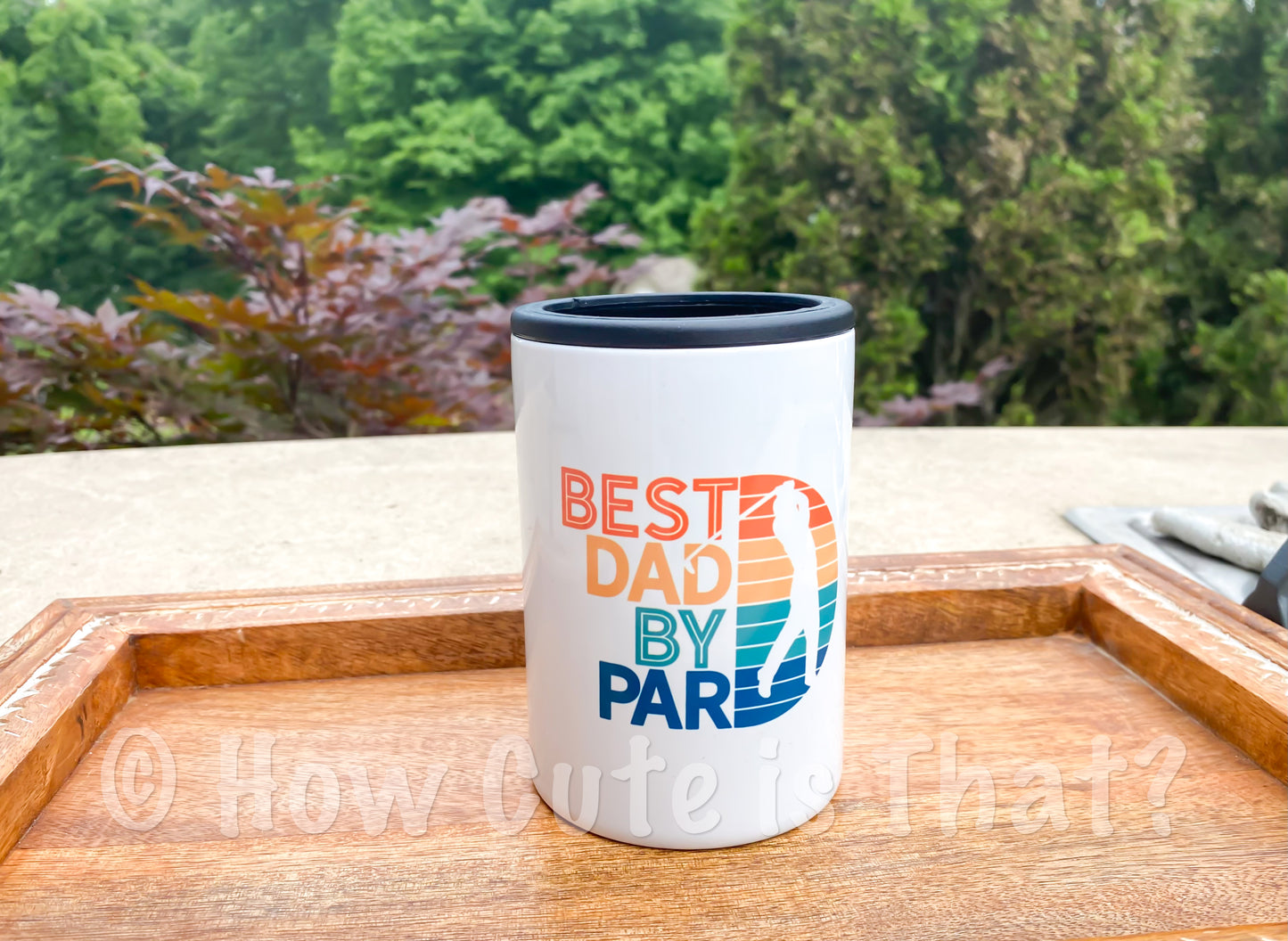 Best Dad by Par Can Cooler