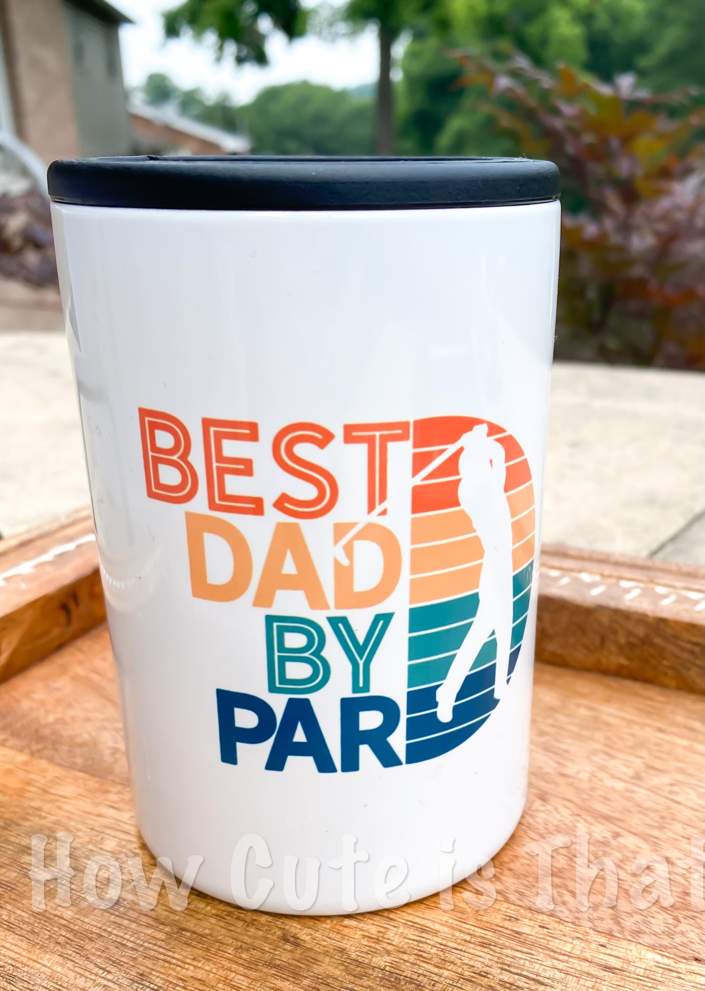 Best Dad by Par Can Cooler