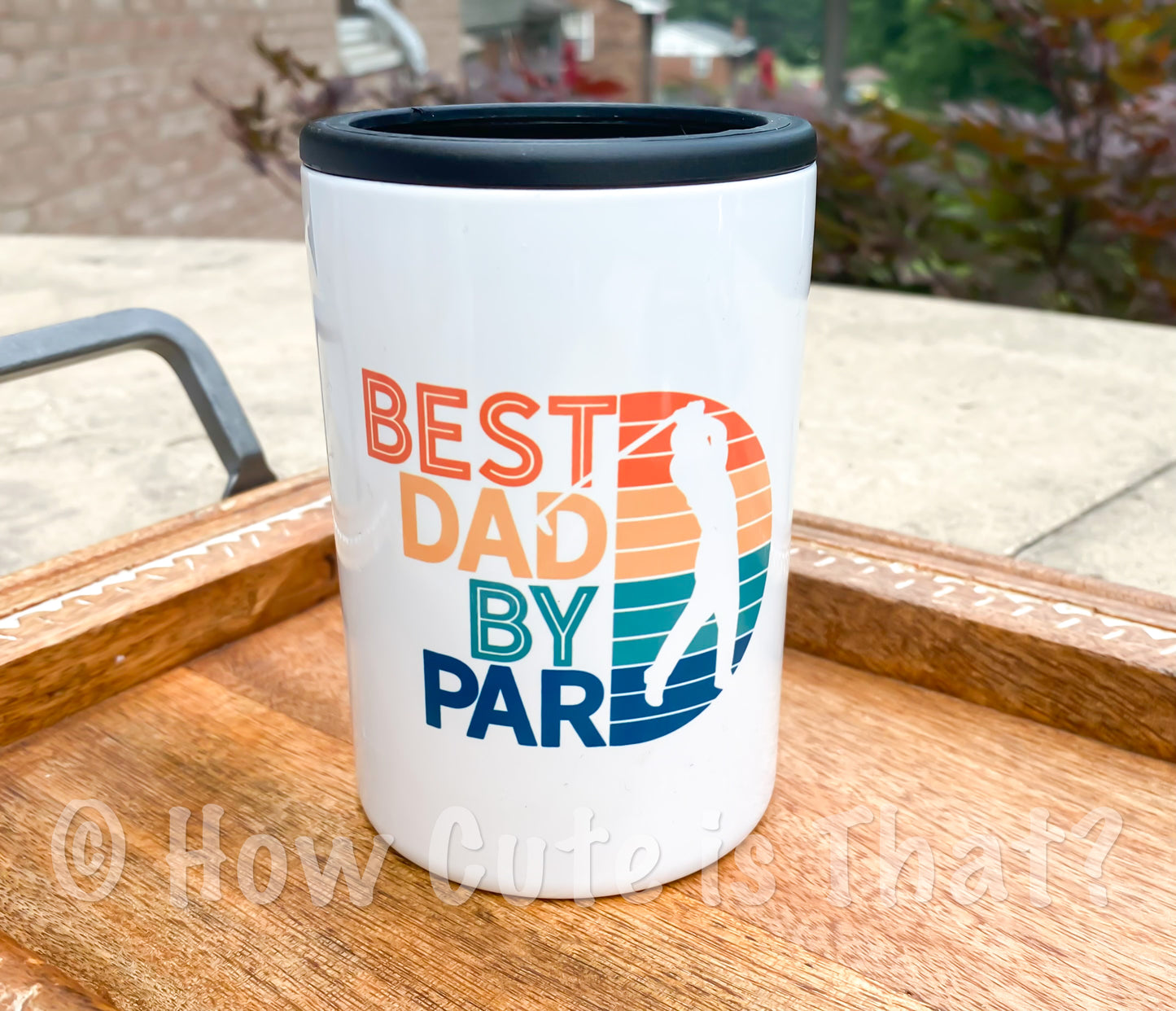Best Dad by Par Can Cooler