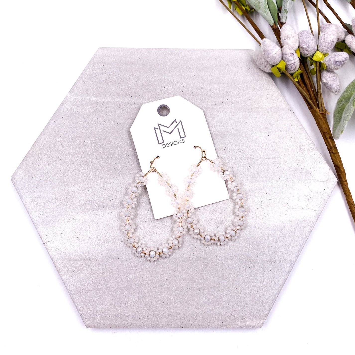 Flora Earrings-How Cute is That? Boutique