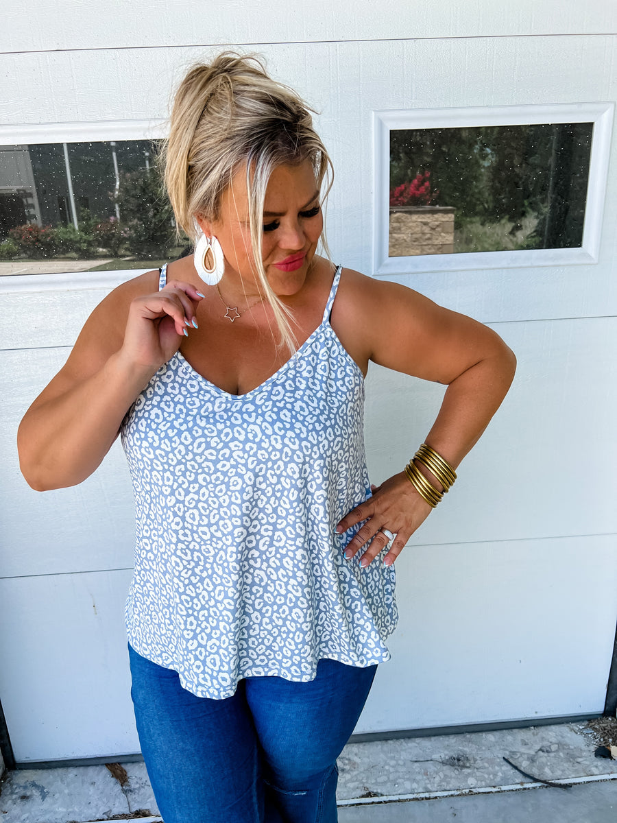 Jolie Cheetah Tank-How Cute is That? Boutique