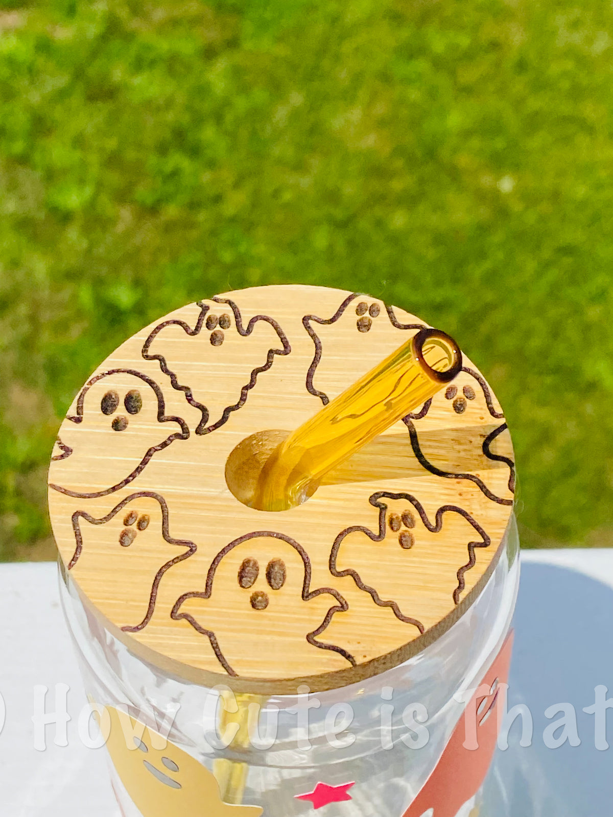 Glow in the Dark Ghost Glass Tumbler-How Cute is That? Boutique