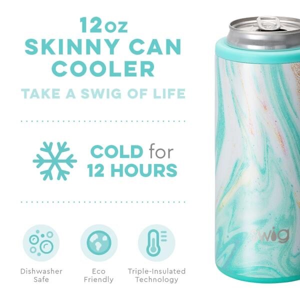 Swig Wanderlust Skinny Can Cooler-How Cute is That? Boutique