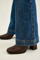 High Waist Flare Denim- PETITE-How Cute is That? Boutique