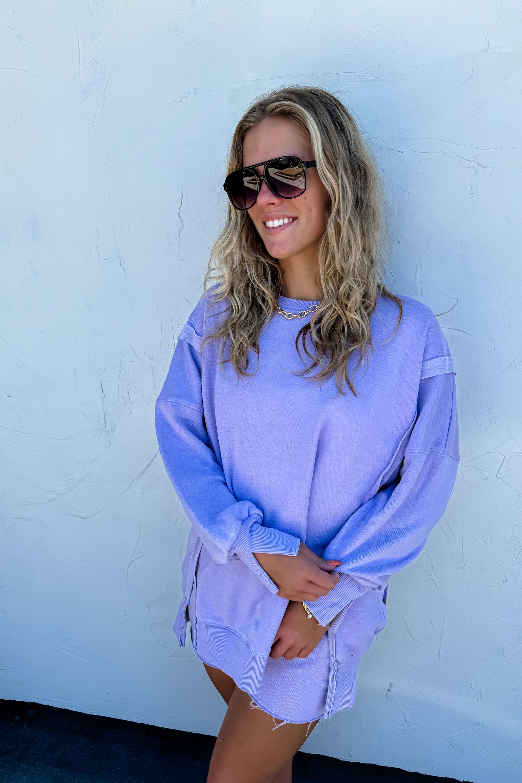 SUMMER COLORS CLASSIC CREW PULLOVER-How Cute is That? Boutique