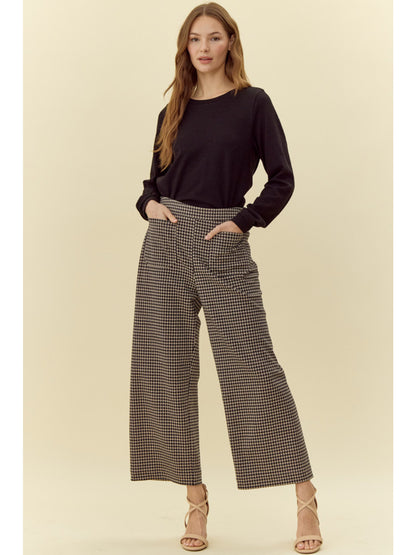 High Rise Printed Pants