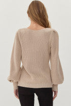 V-neck Pullover Sweater