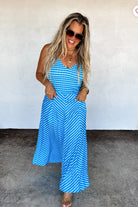 Blakeley Striped Dress-How Cute is That? Boutique