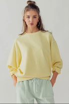 Emily Oversized Vintage Wash Sweater-How Cute is That? Boutique