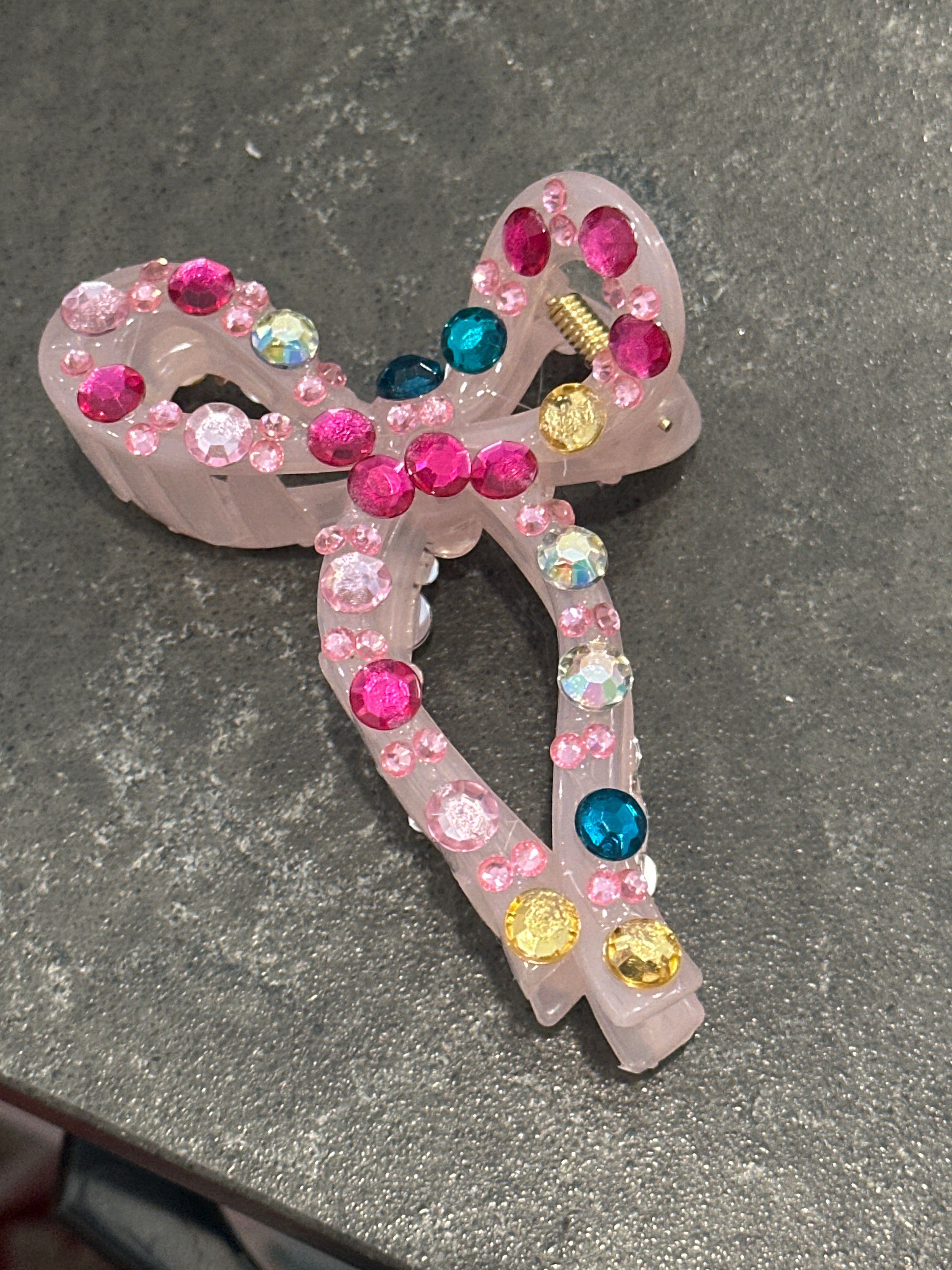 Jeweled Bow Claw Clip-How Cute is That? Boutique