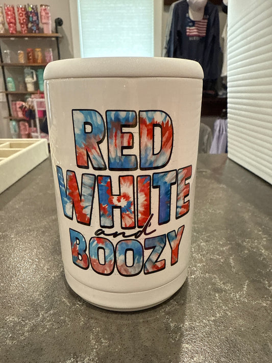 4th of july CAN COOLER