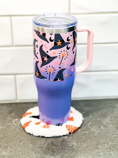 HALLOWEEN MUG RUG COASTERS