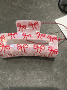 Printed Bow Claw Clip-How Cute is That? Boutique