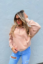 Easy Does It Pullover Hoodie Sweatshirt-How Cute is That? Boutique
