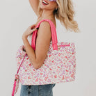 Presley Puffer Quilted Tote Bag With Pouch-How Cute is That? Boutique