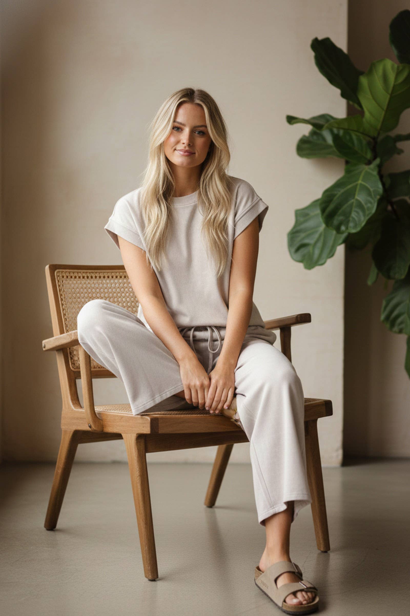 Mineral Wash Lounge Set-How Cute is That? Boutique