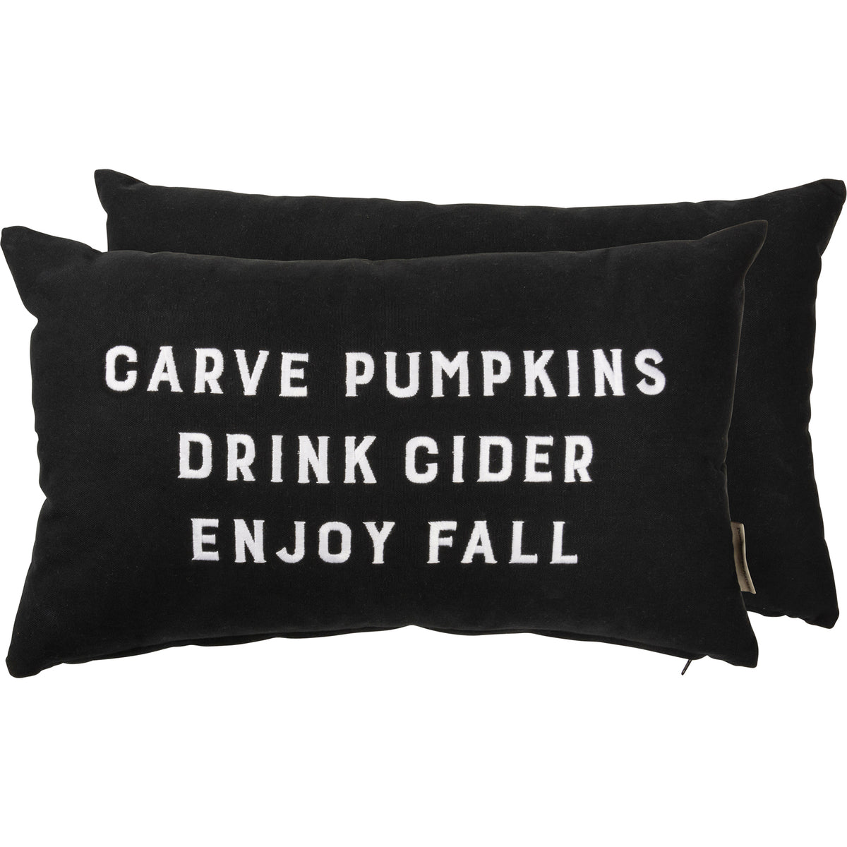 Carve Pumpkins Drink Cider Enjoy Fall Pillow-How Cute is That? Boutique