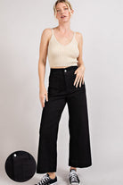 SOFT WASHED WIDE LEG PANTS-How Cute is That? Boutique